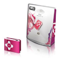 Sweex Clipz MP3 Player Pink 2 GB (MP304)
